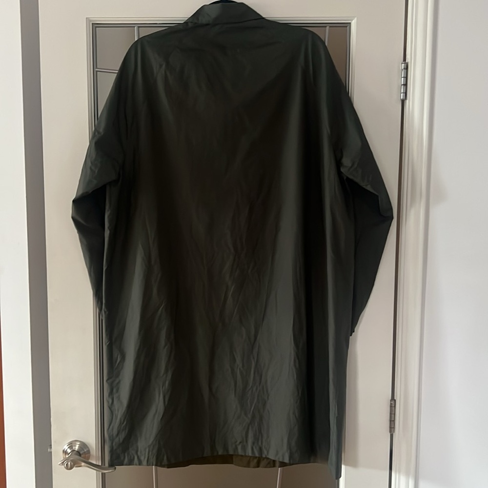 JW Anderson x uniqlo single breasted coat green small packable - Picture 5 of 10